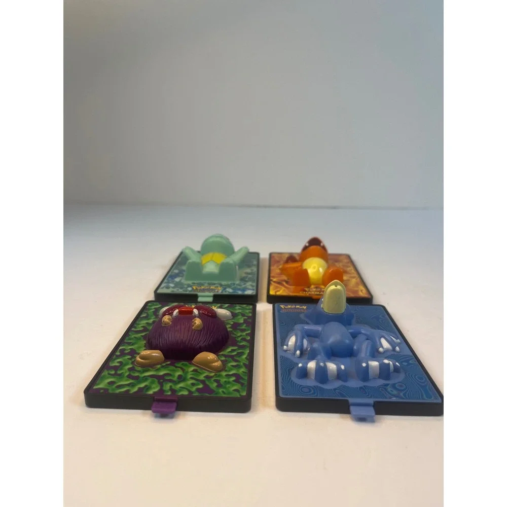 Vintage Pokemon The Movie 2000 Burger King Toy Set Squirtle Charmander Golduck